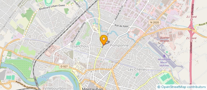 localisation de l'entreprise SCI CLADORCLENZO  MONTAUBAN