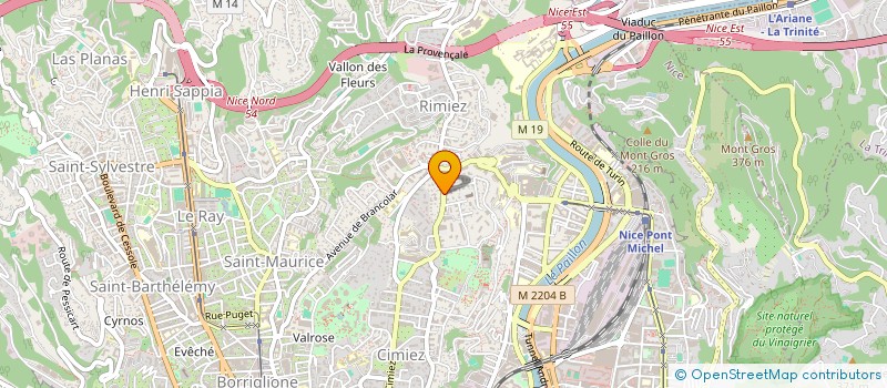 localisation de l'entreprise SCI CLAESSENS à NICE