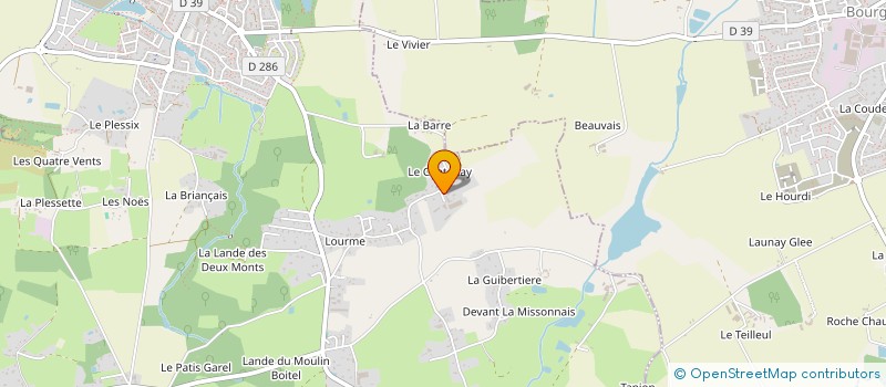 localisation de l'entreprise SCI CLAFAN à ORGERES