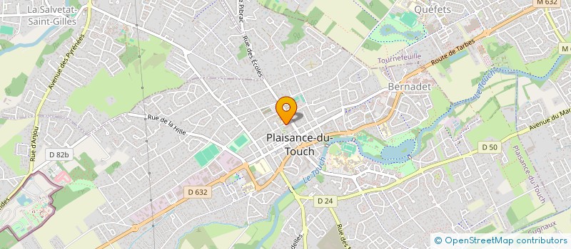 localisation de l'entreprise SCI CLAG  PLAISANCE-DU-TOUCH