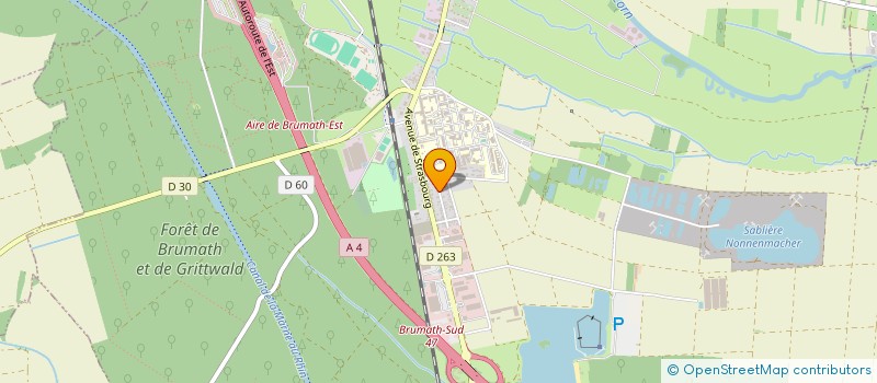 localisation de l'entreprise SCI CLAGAU  BRUMATH