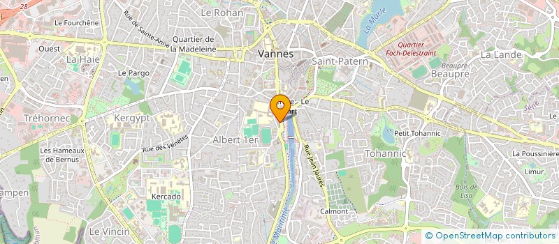 localisation de l'entreprise SCI CLAGNY PARC 31 à VANNES