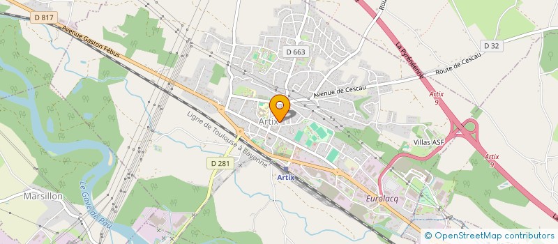 localisation de l'entreprise SCI CLAIMA à ARTIX