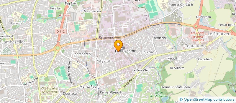 localisation de l'entreprise SCI CLAIMENCE  BREST