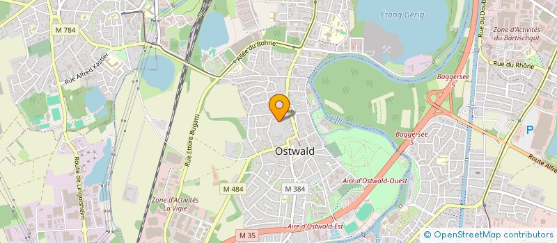 localisation de l'entreprise SCI CLAINCHARD  OSTWALD