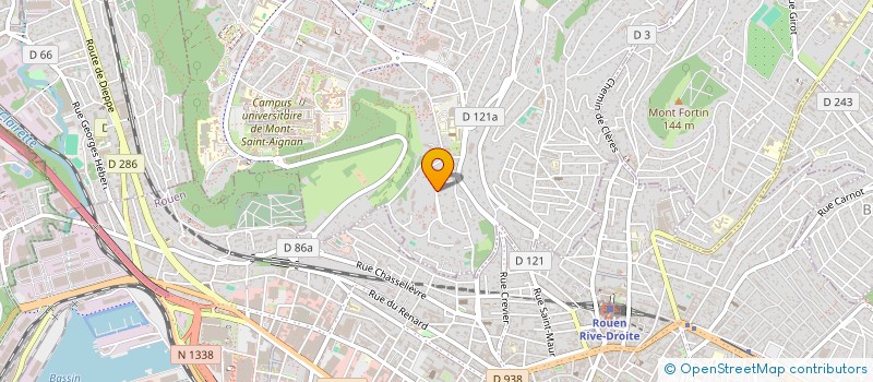 localisation de l'entreprise SCI CLAIR AVENIR  MONT-SAINT-AIGNAN