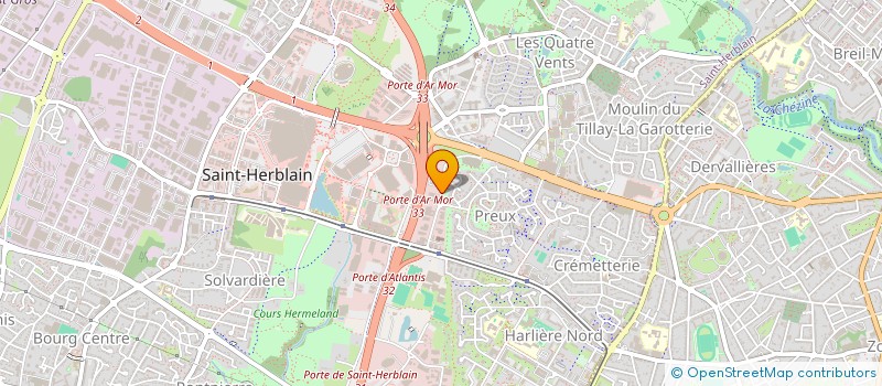 localisation de l'entreprise SCI CLAIR DE LUNE  SAINT-HERBLAIN