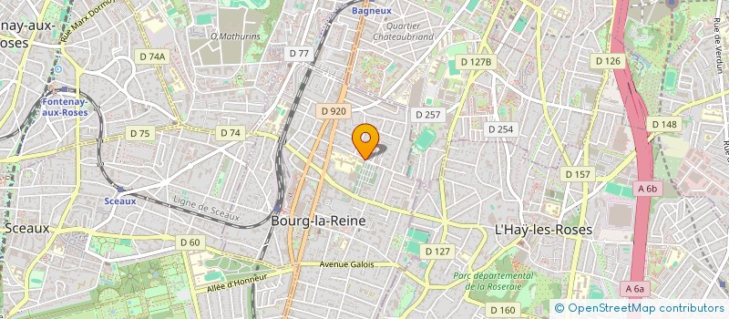 localisation de l'entreprise SCI CLAIR DE LUNE à BOURG-LA-REINE