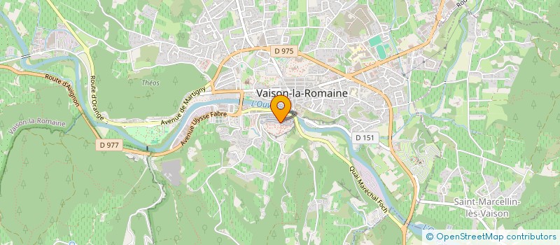 localisation de l'entreprise SCI CLAIR DE LUNE  VAISON-LA-ROMAINE