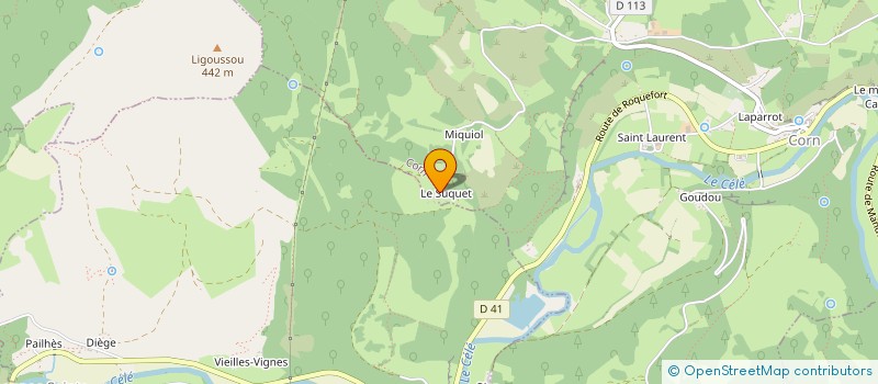 localisation de l'entreprise SCI CLAIR DEFENS  CORN