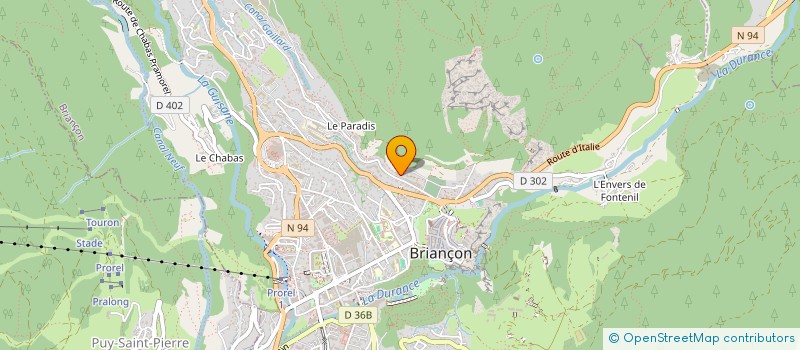 localisation de l'entreprise SCI CLAIR GUISANE à BRIANCON