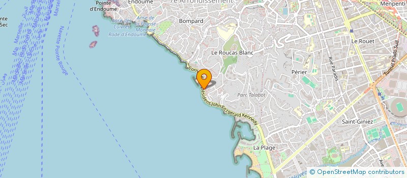 localisation de l'entreprise SCI CLAIR MATIN  MARSEILLE