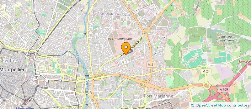 localisation de l'entreprise SCI CLAIR SOLEIL à MONTPELLIER