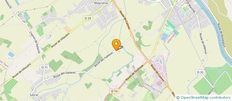 localisation de l'entreprise SCI CLAIRAC  CASTELNAU-D'ESTRETEFONDS