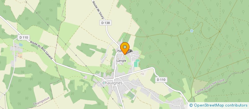 localisation de l'entreprise SCI CLAIRAL  CHAULGNES