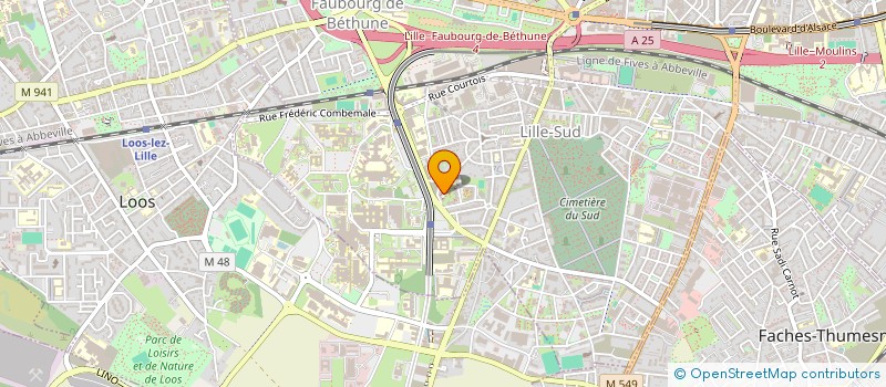 localisation de l'entreprise SCI CLAIRALEX à LILLE