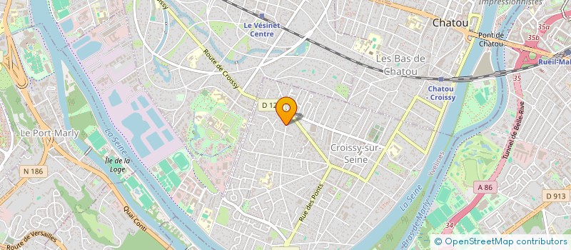 localisation de l'entreprise SCI CLAIRBOIS  CROISSY-SUR-SEINE