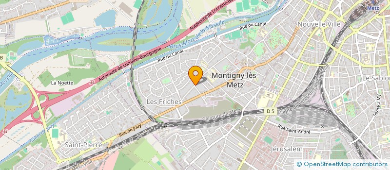 localisation de l'entreprise SCI CLAIRE à MONTIGNY-LES-METZ