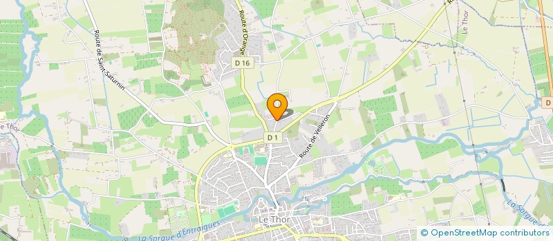 localisation de l'entreprise SCI CLAIRE  LE THOR