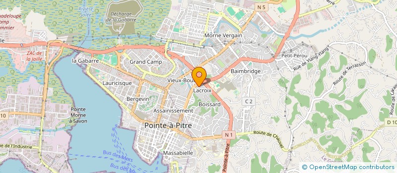 localisation de l'entreprise SCI CLAIRE à LES ABYMES