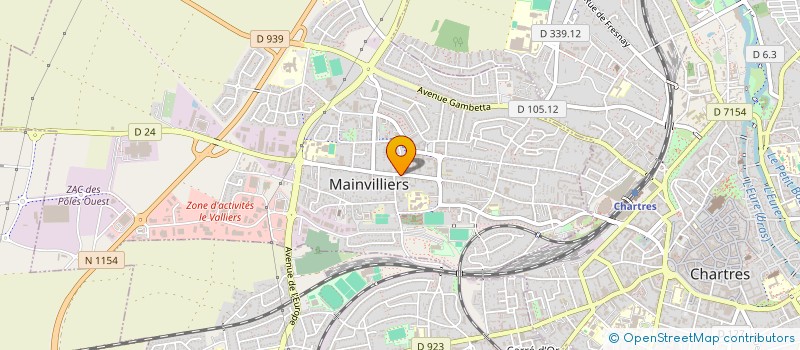localisation de l'entreprise SCI CLAIRE à MAINVILLIERS