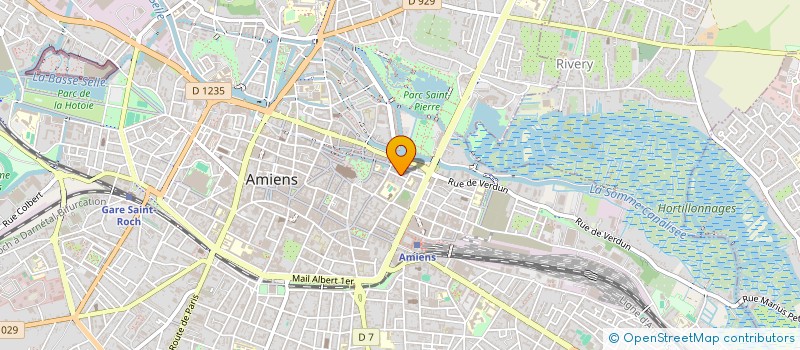 localisation de l'entreprise SCI CLAIRE à AMIENS