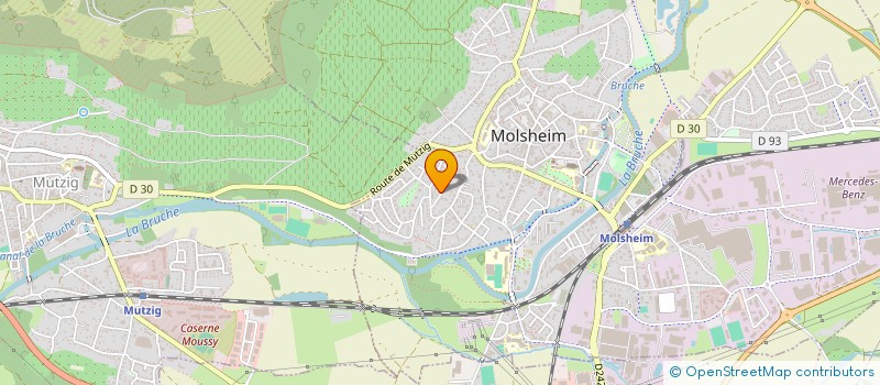 localisation de l'entreprise SCI CLAIRE  MOLSHEIM