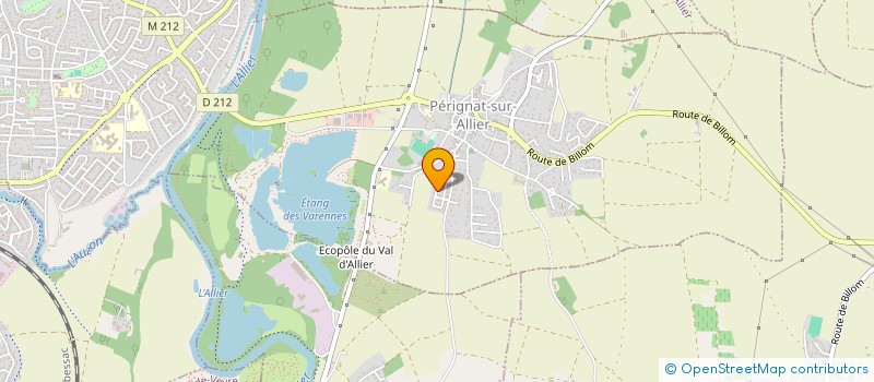 localisation de l'entreprise SCI CLAIRE  PERIGNAT-SUR-ALLIER