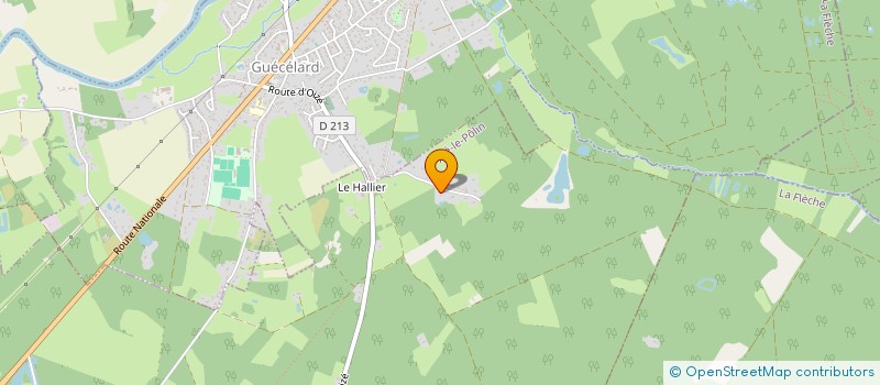 localisation de l'entreprise SCI CLAIRE CLEMENCE  PARIGNE-LE-POLIN