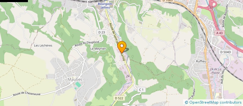 localisation de l'entreprise SCI CLAIRE ET FAB  MAUBEC