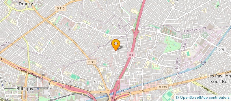 localisation de l'entreprise SCI CLAIRE IMMO  BOBIGNY