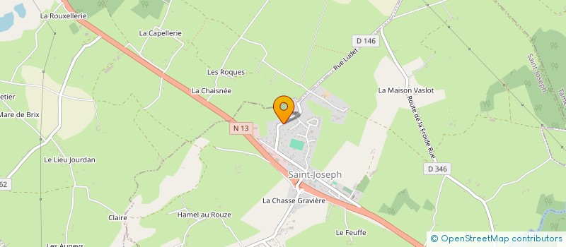 localisation de l'entreprise SCI CLAIRE LUDET  SAINT-JOSEPH