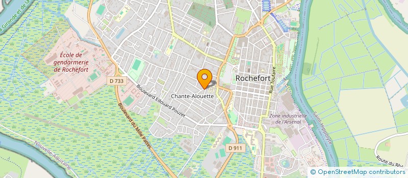 localisation de l'entreprise SCI CLAIRE MARIE  ROCHEFORT