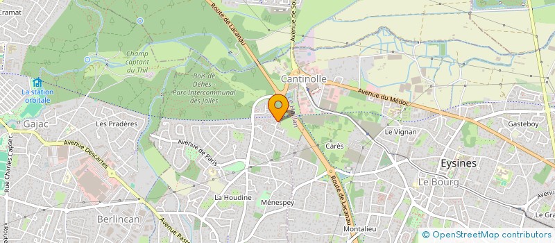 localisation de l'entreprise SCI CLAIRE SEGALINI  LE HAILLAN