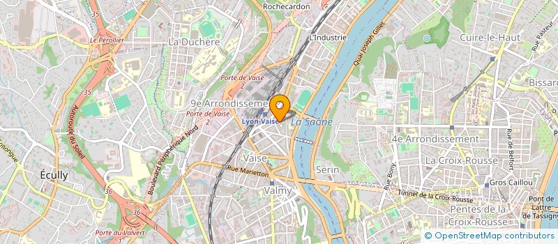 localisation de l'entreprise SCI CLAIRE VOILE  LYON