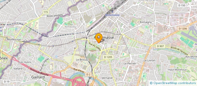 localisation de l'entreprise SCI CLAIRE VUE à ANNEMASSE