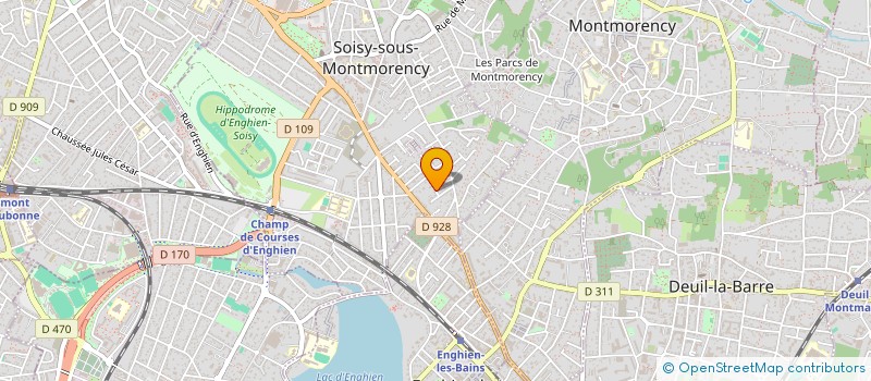 localisation de l'entreprise SCI CLAIREFONTAINE  SOISY-SOUS-MONTMORENCY