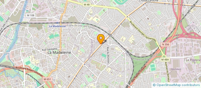 localisation de l'entreprise SCI CLAIREFONTAINE IMMOBILIER à LILLE