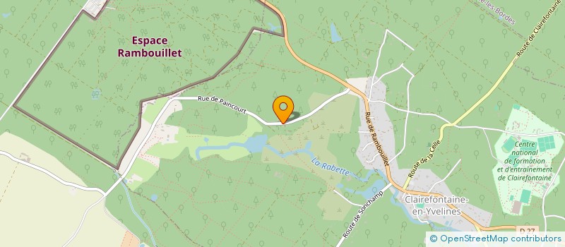 localisation de l'entreprise SCI CLAIREFONTAINE PAINCOURT 2  CLAIREFONTAINE-EN-YVELINES