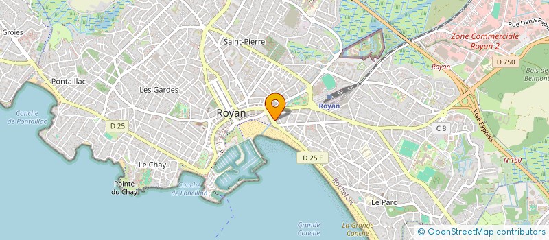 localisation de l'entreprise SCI CLAIREJOIE  ROYAN