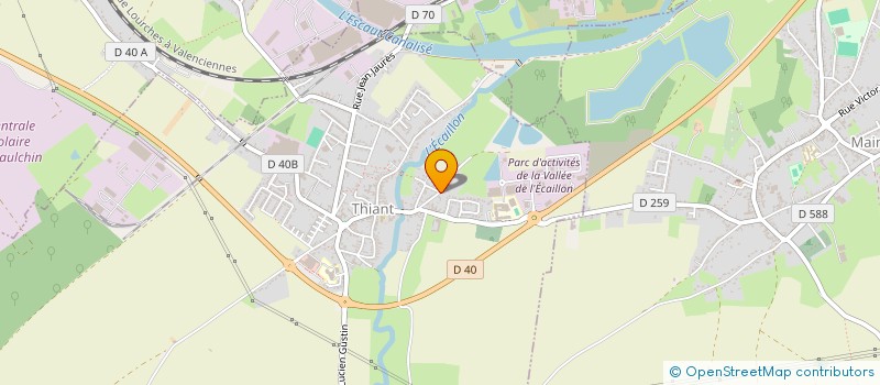 localisation de l'entreprise SCI CLAIRETMATH  THIANT