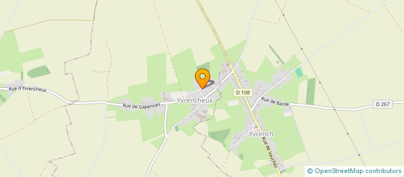 localisation de l'entreprise SCI CLAIRETTE  YVRENCHEUX