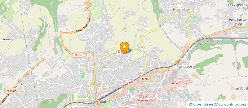 localisation de l'entreprise SCI CLAIRFONTAINE  GAP