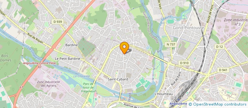 localisation de l'entreprise SCI CLAIRGUI à ANGOULEME