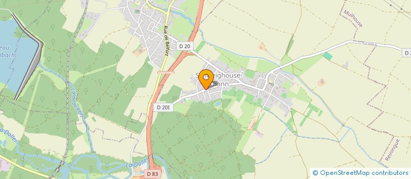 localisation de l'entreprise SCI CLAIRIA  SCHWEIGHOUSE-THANN