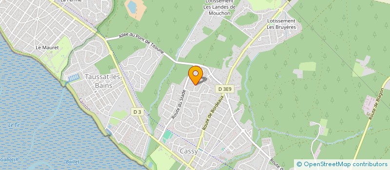 localisation de l'entreprise SCI CLAIRIERE DE CASSY  LANTON