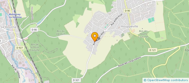 localisation de l'entreprise SCI CLAIRION  HOUPPEVILLE