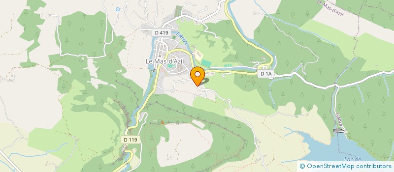 localisation de l'entreprise SCI CLAIRJE à LE MAS-D'AZIL