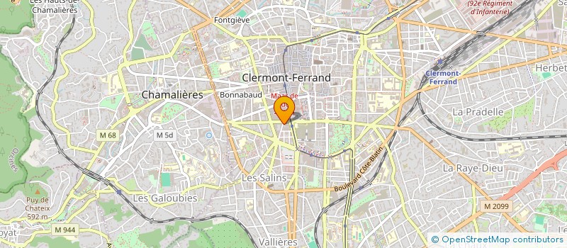 localisation de l'entreprise SCI CLAIRJEAN  CLERMONT-FERRAND