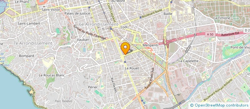 localisation de l'entreprise SCI CLAIRJEAN à MARSEILLE